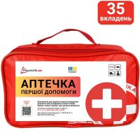 Аптечка медицинская первой помощи согласно ТУ (02-040-М) Poputchik футляр мягкий 