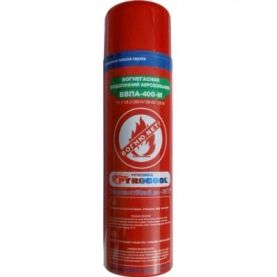 Вогнегасник водопінний аерозольний ВВПА-400-М  з текстильним кріпленням