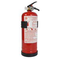 Вогнегасник порошковий 2 кг з пластиковим кріпленням