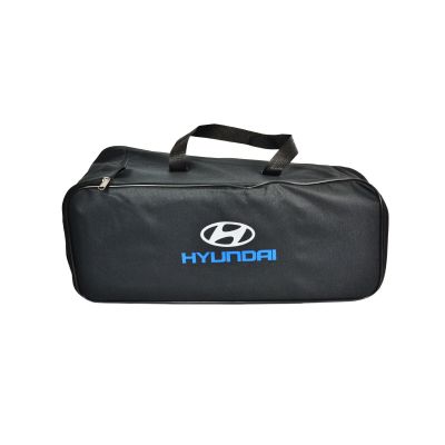 Сумка-органайзер в багажник Hyundai чорна 1 відділ 47 х 19 х 22 см