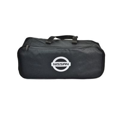 Сумка-органайзер в багажник Nissan чорна 1 відділ розмір 45,5 х 18 х 18,5 см