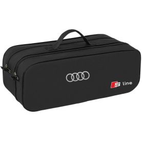 Сумка-органайзер в багажник Audi S-Line чорна розмір 50 х 18 х 18 см