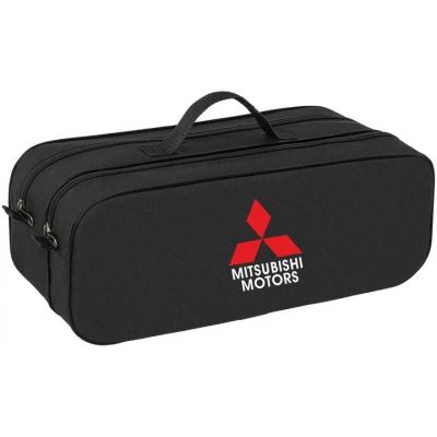 Сумка-органайзер в багажник Mitsubishi чорна розмір 50 х 18 х 18 см