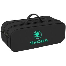 Сумка-органайзер в багажник Skoda NEW LOGO чорна розмір 50 х 18 х 18 см