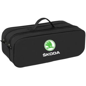 Сумка-органайзер в багажник Skoda чорна розмір 50 х 18 х 18 см