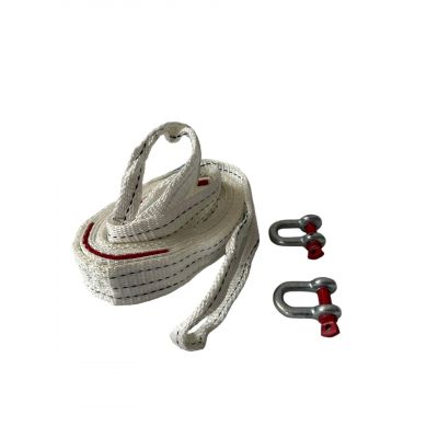 Трос буксировочный со скобами POPUTCHIK 3 т 4 м