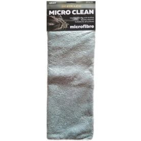 Серветка мікрофібра Zollex сіра подвійна 40/40см 17508