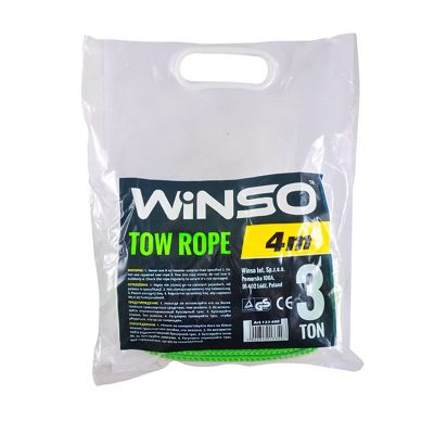 Трос ленточный с крючками WINSO 3т 4м 133400