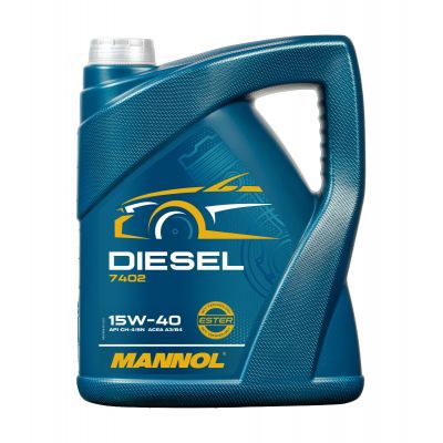 Автомобільна моторна олива MANNOL Diesel 15W-40 5л MN7402-5
