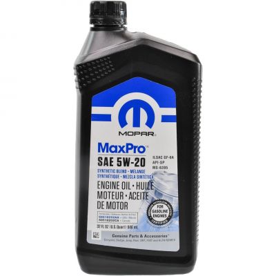 Автомобильное моторное масло MOPAR MaxPro 5W-20 1л
