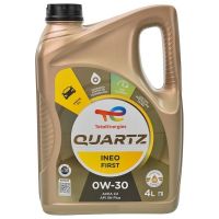 Автомобильное моторное масло TOTAL 0W-30 INEO FIRST 4л
