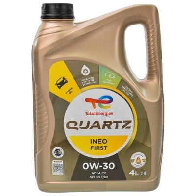 Автомобильное моторное масло TOTAL 0W-30 INEO FIRST 4л