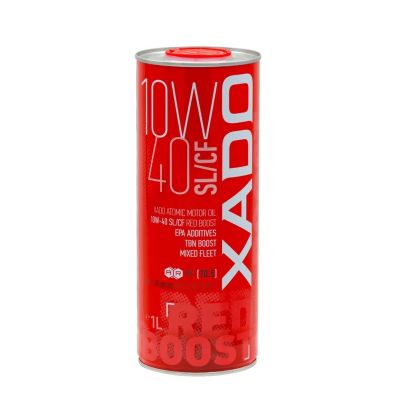 Автомобільна мотрона олива XADO Atomic Oil 10W-40 Red Boost 1л 26144