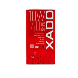 Автомобильное моторное масло XADO Atomic Oil 10W-40 SHPD Red Boost 5л 26349