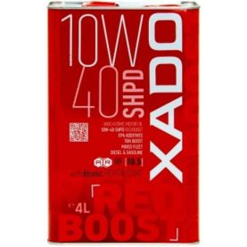 Автомобільна мотрона олива XADO Atomic Oil 10W-40 SHPD Red Boost 4л 26249