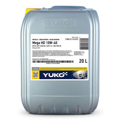 Моторное масло YUKO MEGA HD 10W-40 20л