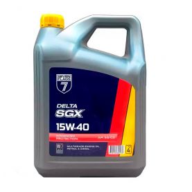 Автомобільна моторна олива 7FLAGS Delta SGX 15W-40 4л