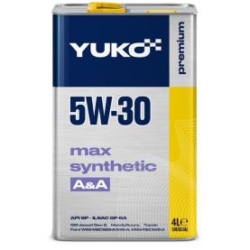 Автомобільна мотрона олива YUKO MAX SYNTHETIC A&A 5W-30 4л