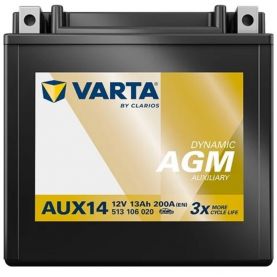 Автомобильный аккумулятор Varta Dynamic AGM 6СТ-13Ah Ев 200А (EN) AUX14 513106020