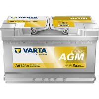 Автомобильный аккумулятор VARTA Silver Dynamic AGM F21 6СТ-80Ah АзЕ 800A (EN) 580901080
