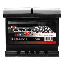 Автомобильный аккумулятор BlackMax 6СТ-50Ah АзЕ 440A (EN) B3004