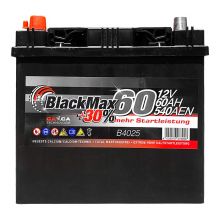 Автомобильный аккумулятор BlackMax 6СТ-60Ah Аз ASIA 540A (EN) B4025