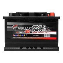 Автомобильный аккумулятор BlackMax 6СТ-74Ah АзЕ 700A (EN) B4008