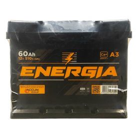 Автомобильный аккумулятор ENERGIA 6СТ-60Ah АзЕ 510A (EN)