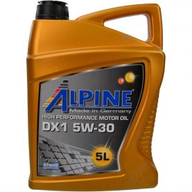 Автомобильное моторное масло Alpine DX1 5W-30 5л