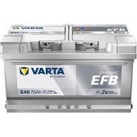 Автомобильный аккумулятор VARTA Blue Dynamic EFB E46 6СТ-75Ah АзЕ 730A (EN) 575500073
