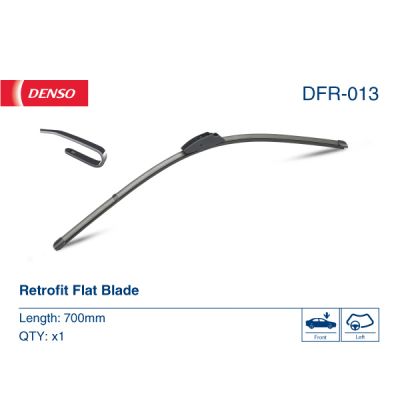 Щётка стеклоочистителя DENSO Wiper Blade бескаркасная 700мм DFR-013