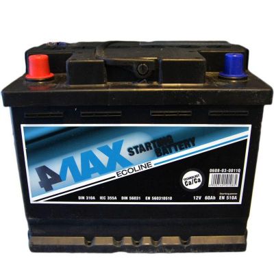 Автомобільний акумулятор 4MAX 6СТ-60Ah Аз 510A (EN)