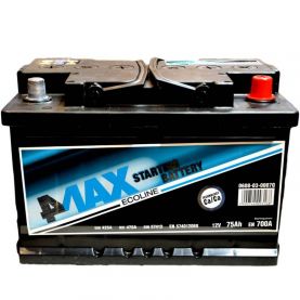 Автомобильный аккумулятор 4MAX 6СТ-75Ah АзЕ 700A (EN)