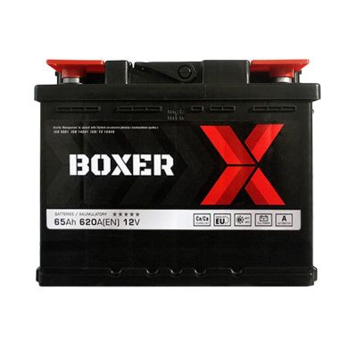Автомобильный аккумулятор BOXER 6СТ-65Ah Аз 620A 565 81bx