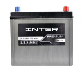 Автомобильный аккумулятор INTER Premium Asia 6СТ-45Ah АзЕ 390A 4820219073819
