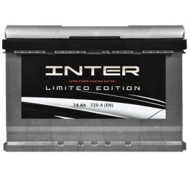 Автомобільний акумулятор INTER limited edition 6СТ-74Ah АзЕ 720A inter1
