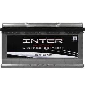 Автомобильный аккумулятор INTER limited edition 6СТ-100Ah АзЕ 850A inter9