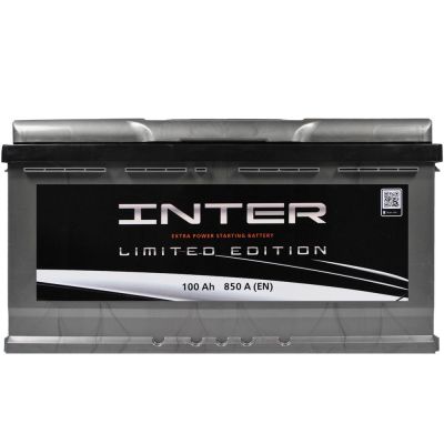 Автомобильный аккумулятор INTER limited edition 6СТ-100Ah АзЕ 850A inter9