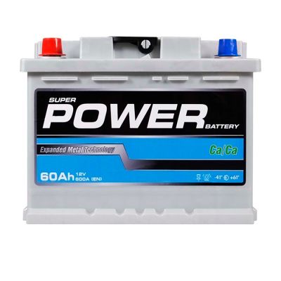 Автомобильный аккумулятор POWER MF Silver 6СТ-60Ah Аз 600 5602661-1