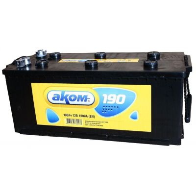 Автомобильный аккумулятор Akom 6СТ-190Ah АзЕ 1200A (EN) 6905022