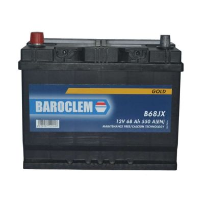 Автомобильный аккумулятор Baroclem Gold 6СТ-68Ah Аз ASIA 550A (EN) 568405055BA