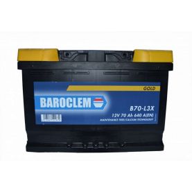 Автомобільний акумулятор Baroclem Gold 6СТ-70Ah АзЕ 640A (EN) 570144064BA