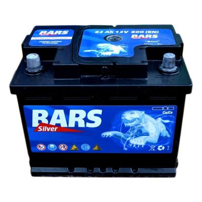 Автомобильный аккумулятор Bars 6СТ-62Ah Аз 600A (EN)