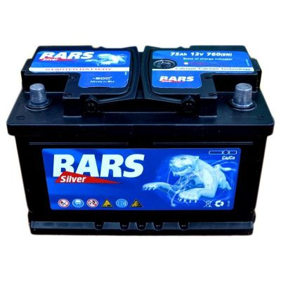 Автомобільний акумулятор Bars 6СТ-75Ah АзЕ 760A (EN)