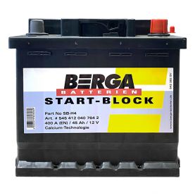 Автомобільний акумулятор BERGA Start Block 6СТ-45Ah АзЕ 400A (EN) 545412040