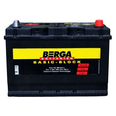 Автомобільний акумулятор BERGA Basic Block 6СТ-91Ah АзЕ ASIA 740A (EN) 591400074