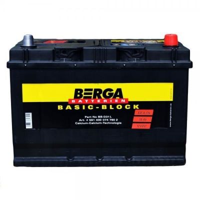Автомобильный аккумулятор BERGA Basic Block 6СТ-95Ah АзЕ ASIA 830A (EN) 595404083