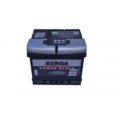 Автомобильный аккумулятор BERGA Power Block 6СТ-44Ah АзЕ 440A (EN) 544402044