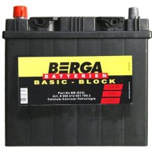 Автомобильный аккумулятор BERGA Basic Block 6СТ-60Ah Аз ASIA 510A (EN) 560413051