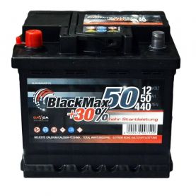 Автомобильный аккумулятор BlackMax 6СТ-50Ah Аз 440A (EN) B3003